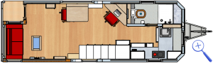 Rolling Tiny House Erdgeschoss