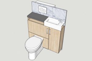 Rolling Tiny House Badezimmer Innovation