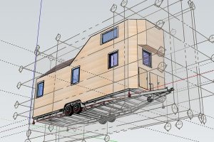 Rolling Tiny House Design und Ergonomie